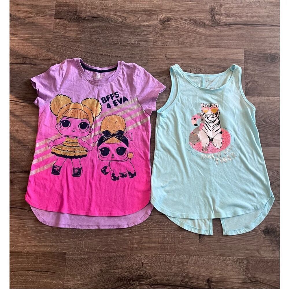 lol surprise and Arizona tank tops size XL Girl
